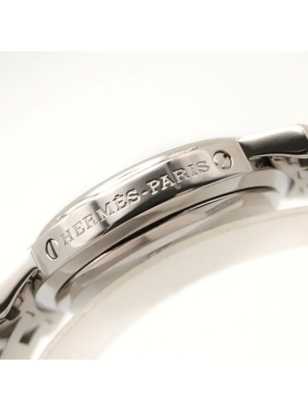 Hermes Watch Clipper Blue Stainless Steel